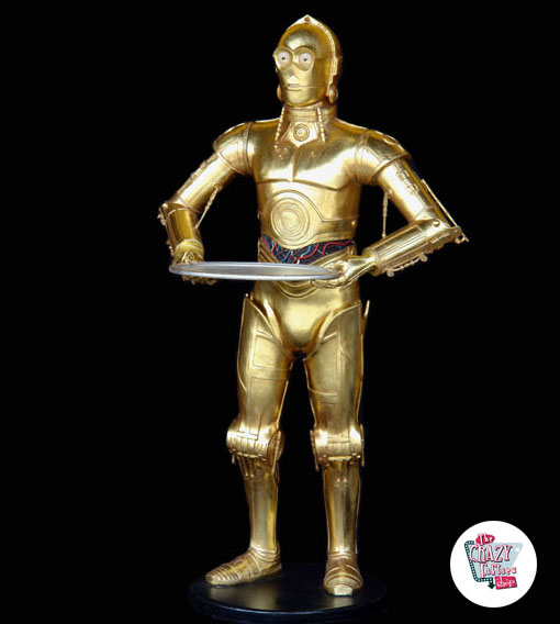 Figur Star Wars Themed Decoration C-3PO med bakke