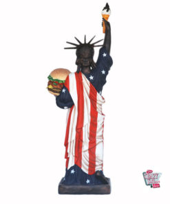 Figura Comida Estatua de la Libertad Burger y Helado