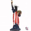 Figure alimentaire Statue de la Liberté Burger et crème glacée