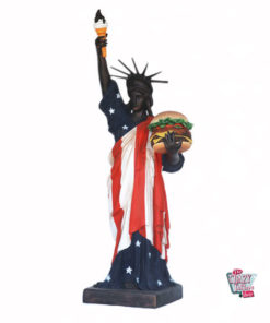 Figura Comida Estatua de la Libertad Burger y Helado