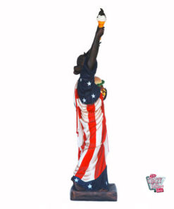 Figure alimentaire Statue de la Liberté Burger et crème glacée