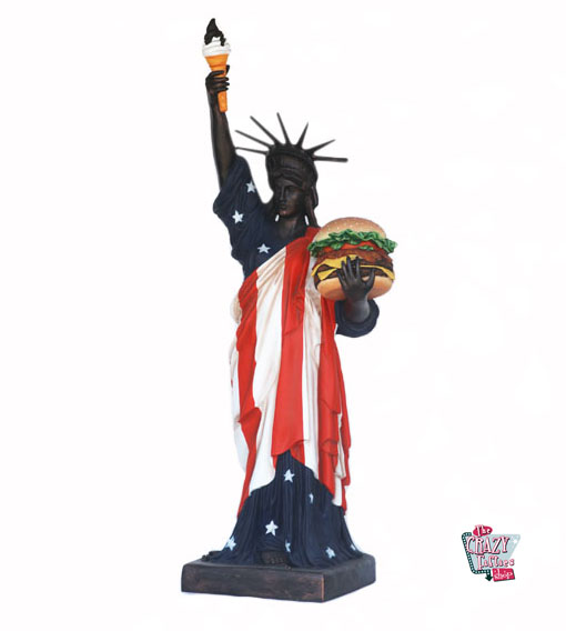 Figura alimentari Statua della Libertà Burger e Ice Cream