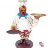 Figura Comida Pollo Chef Camarero