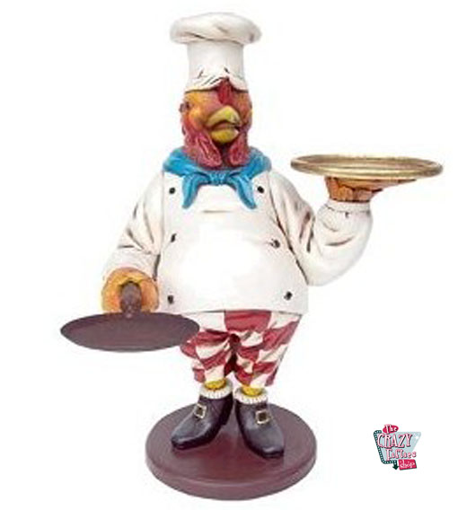 Figur Mat Chicken Chef Waiter