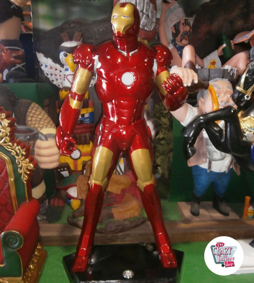 Figura Supereroe Iron Man decorazione