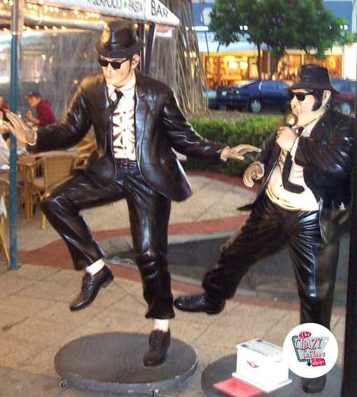 Figuras Decoración Los Blues Brothers Bailando