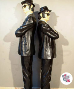 Figuras decoração The Blues Brothers Espaldas