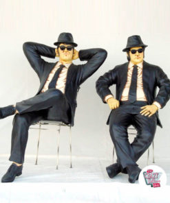 Figuras Decoração The Blues Brothers Sitting