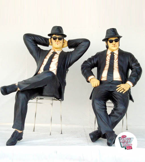 Figuras Decoração The Blues Brothers Sitting