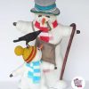 Figure Natale decorazione pupazzi di neve