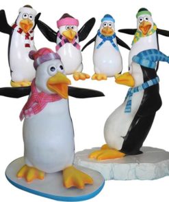 Figurer Dekoration Tema Penguins Comic