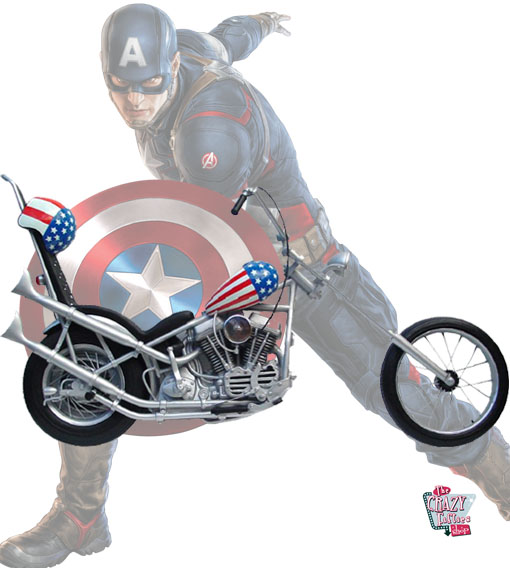 Capitão América Harley Davidson