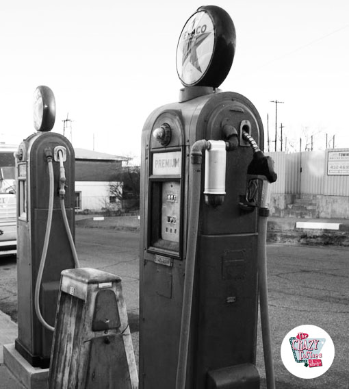 Piggybank brændstofpumpe Route 66