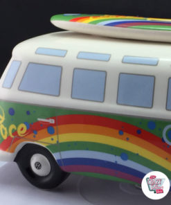 Retro VW Van Piggy Bank T1 Hippy