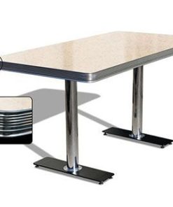 American Retro Diner Tisch 150 Creme