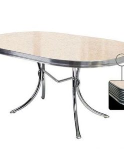 Mesa de jantar retro TO26 Creme