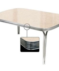 Mesa de jantar creme retro TO27