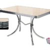 Retro Diner table TO36 Cream