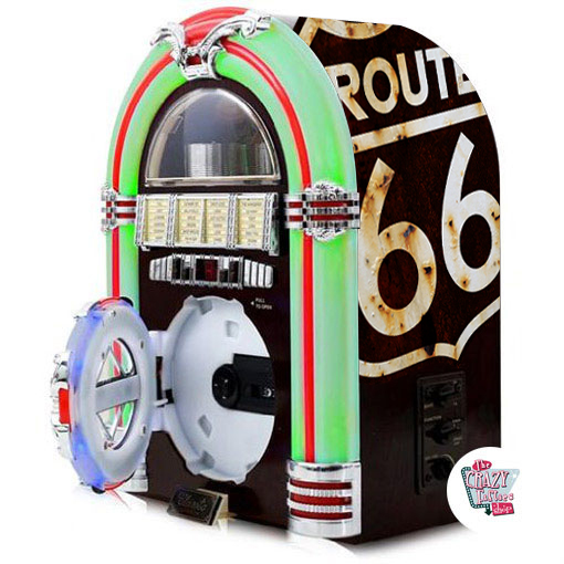 Mini Jukebox Radio CD-MP3 Route 66