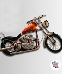 Chopper Motorrad Wand