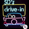 Cartel Neon 50s Drive in