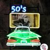 Neon 50's Drive In "Wild One" -plakaten