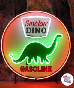 Neon Dino Sinclair Poster