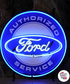 Neon Ford Service-plakat