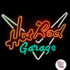 Neon Hot Rod Garage Poster