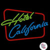 Neon Hotel California Sign