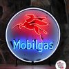 Cartel Neon MobilGas