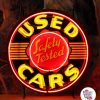 Neon Sign Used Cars 