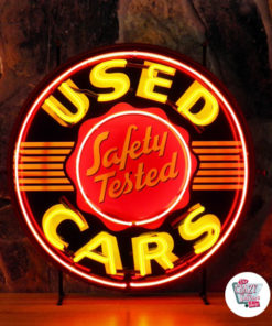 Neon Sign Used Cars 