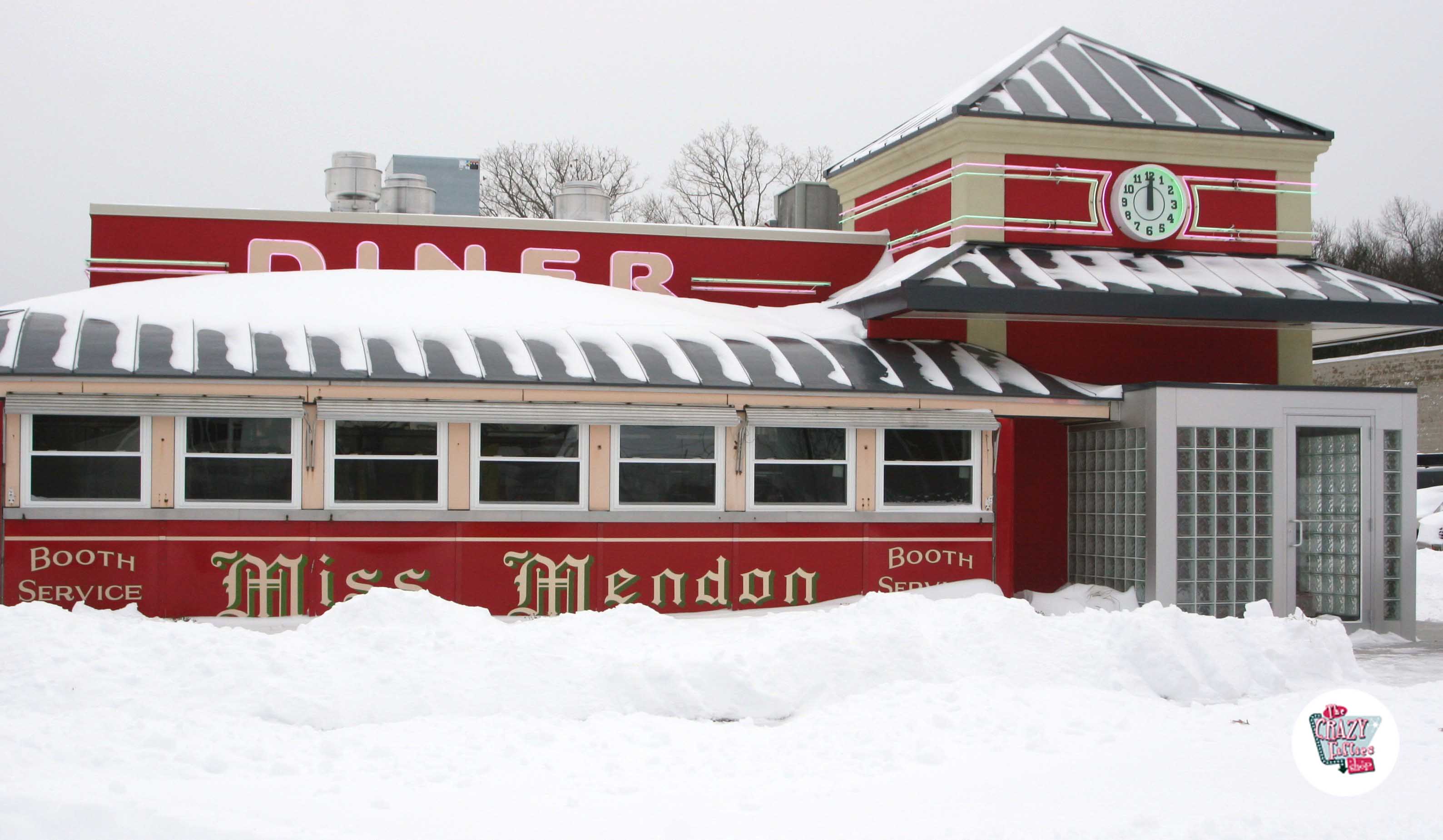 American Diner Christmas Restaurant