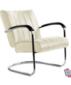 Fauteuil Vintage Retro LC01LTD Blanc