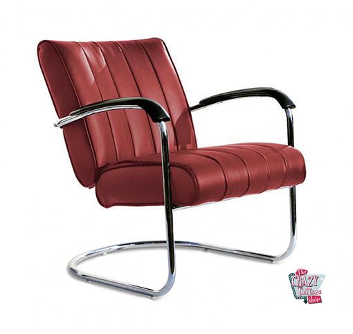Retro Vintage armchair LC01LTD Garnet