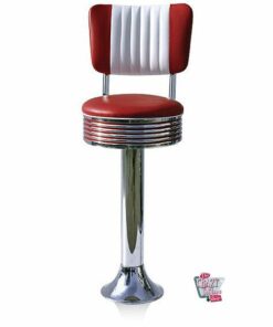 Taburete Retro Diner Americano