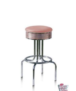 Taburete de bar retro Rosa bs2848