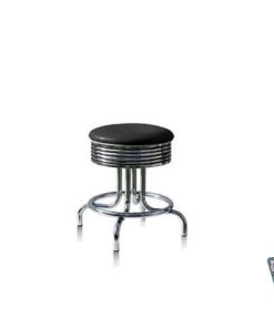 Hocker Retro American Diner Schwarz BS2848