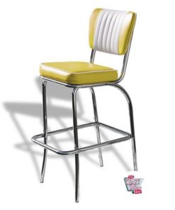 Taburete Retro Diner Americano BS40