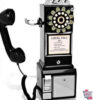 1950 cabine de telefone retro