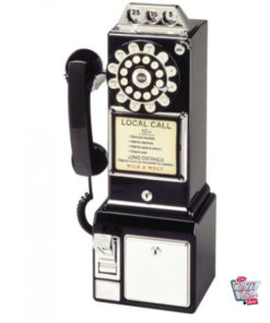 Retro telefonkiosk 1950