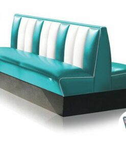 Retro American Diner bench Double 3