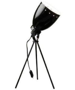 Lampe de table noir