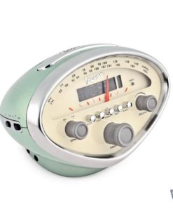 Reloj Radio Despertador Vespa Verde